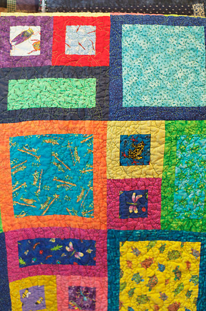 brigh colors baby quilt