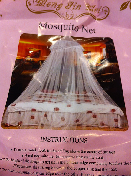 white netting